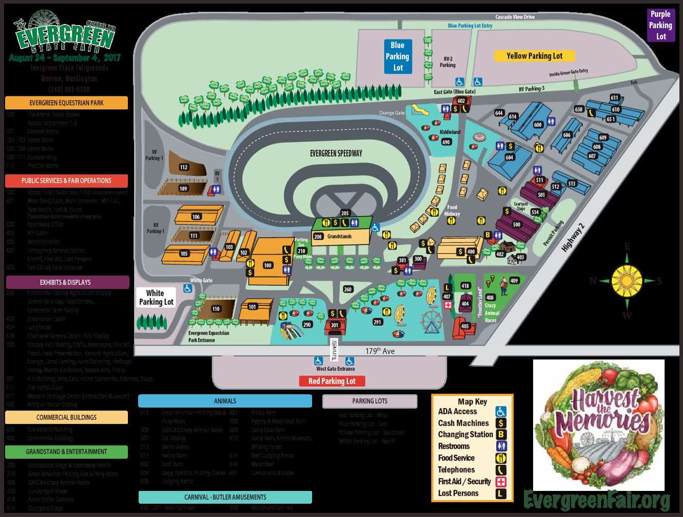 The Evergreen State Fair Map » The Madrona Group