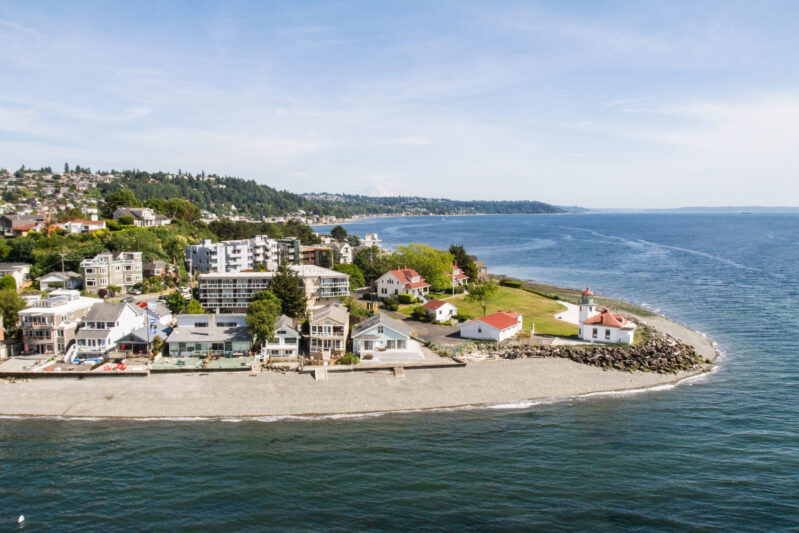 alki beach part of West Seattle Real Estate