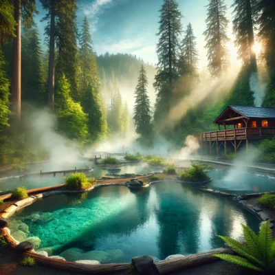 weekend getaways near seattle - sol duc hot springs